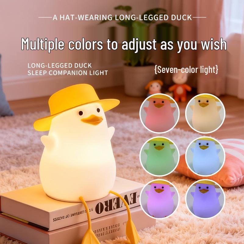 Утиный Тостер Ночник – Милый Перезаряжаемый Прикроватный Светильник для Эмоциональной Атмосферы