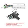 36V/48V 1000W Brushless Controller and 124DX LCD Twist Throttle 2 In 1 for Electric Scooter