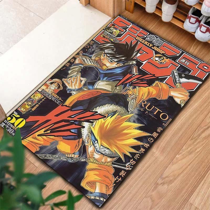 Ковер Наруто для гостиной, спальни, дома, дивана, детская игровая нескользящая напольная подстилка