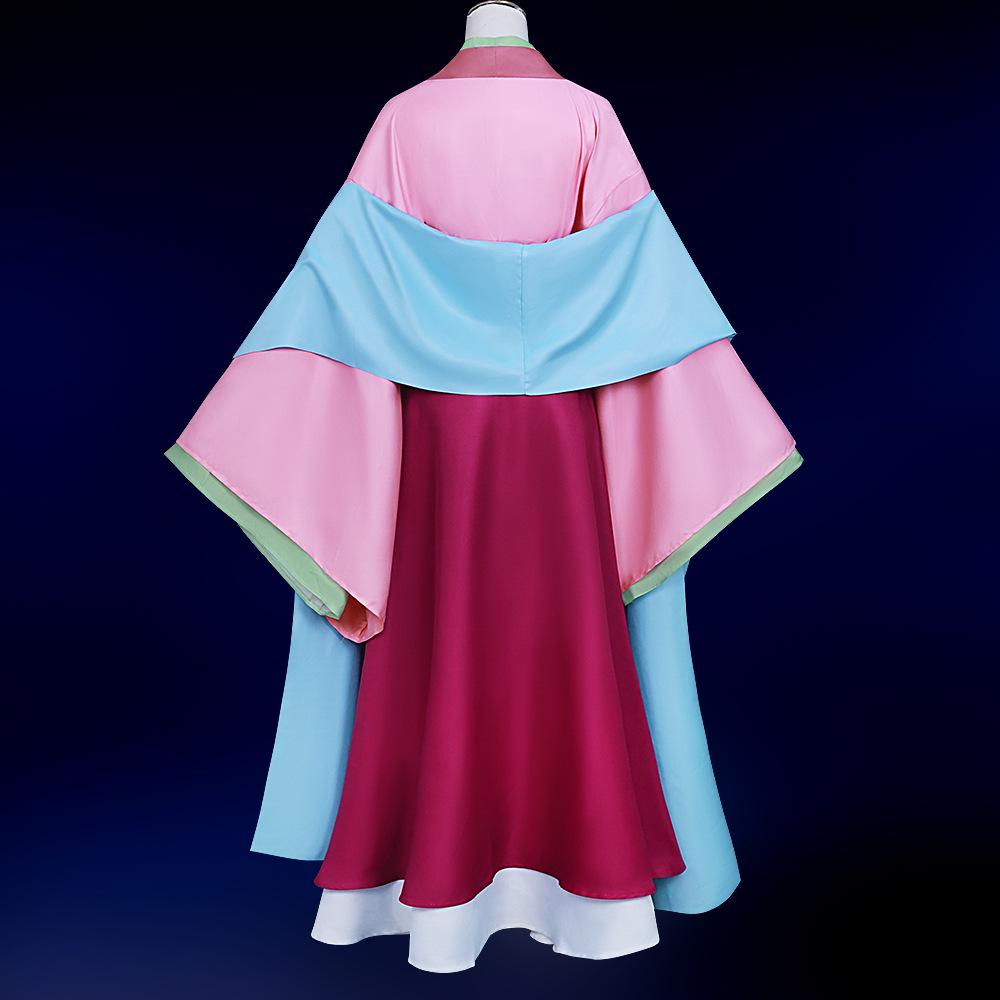 Костюм для косплея в розовом цвете в старинном стиле «Дневники аптекаря» (Полный комплект)