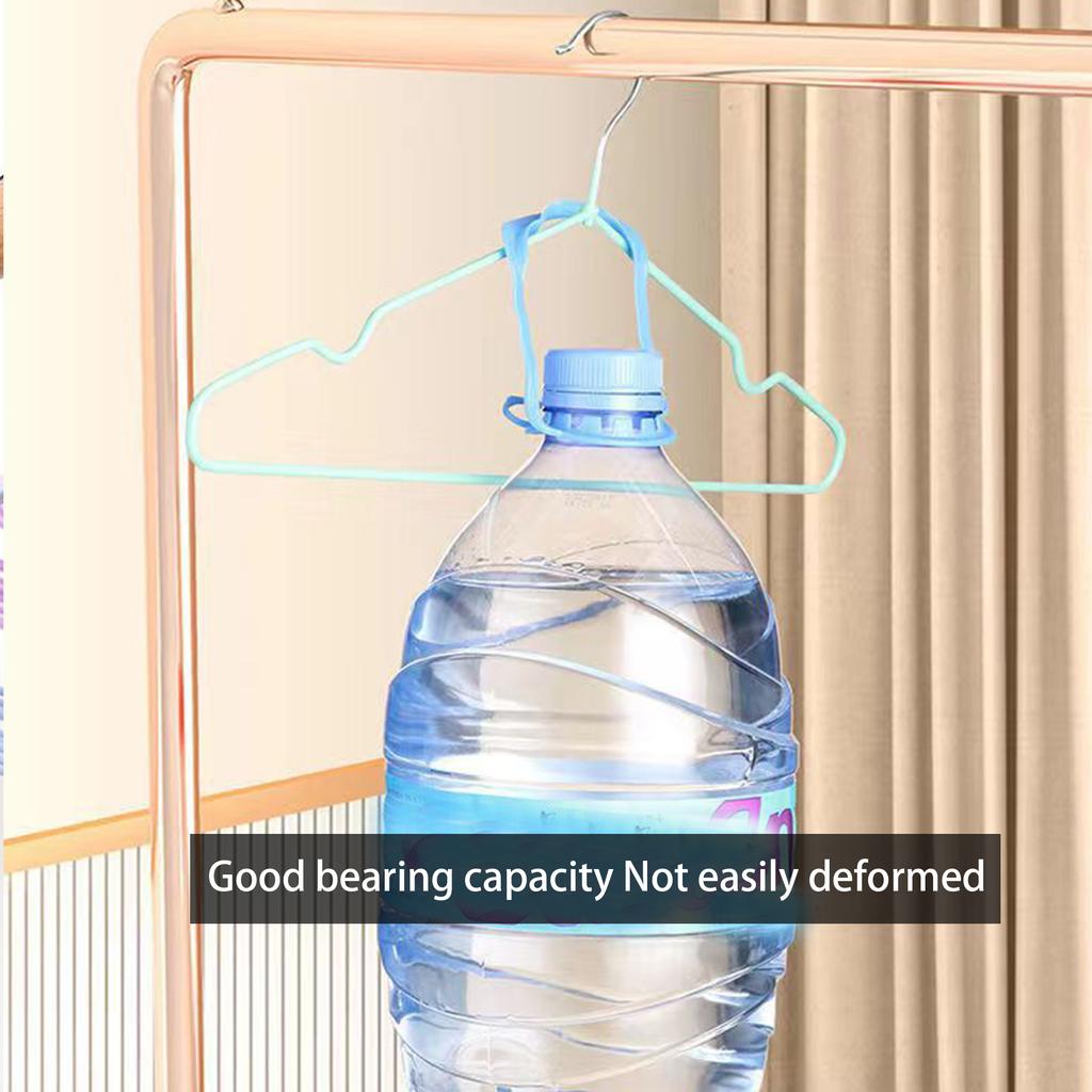 Металлические вешалки, нескользящая металлическая вешалка для сушки одежды с пластиковым покрытием для взрослых, для подвешивания и сушки одежды, 10 шт.