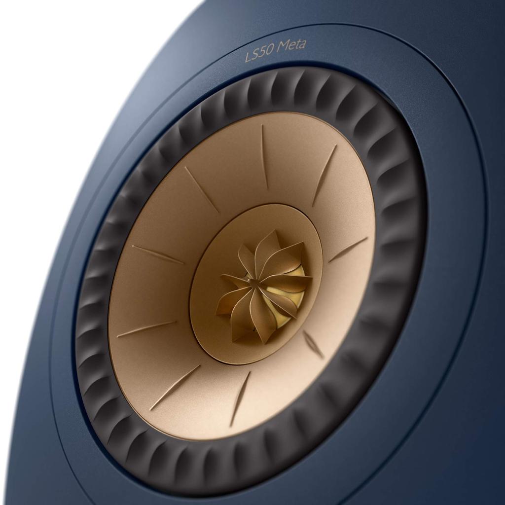 KEF LS50 Meta Hi-Fi Оснащен 12-м поколением драйвера - Акустическая система/Синий/MAT Uni-Q