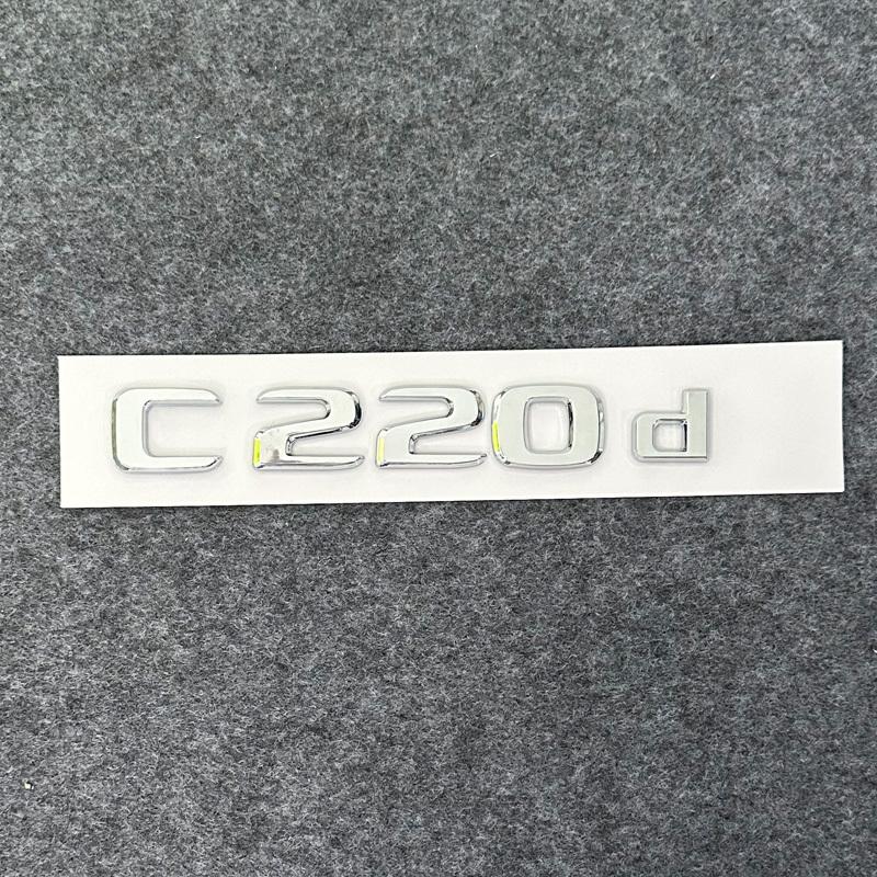 3D ABS Буквы E220d GLC220d C220d C250d GLE350d 4Matic Шильдик для Mercedes Benz W205 Наклейка на багажник автомобиля