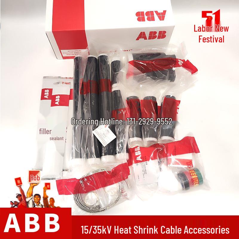 Высоковольтные холодноусадочные наконечники и соединители ABB 8,7/15 кВ для кабелей 3*300-400 кв. мм
