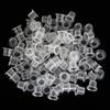 Permanent Makeup Ink Ring Cups - 100pcs (Large/Medium/Small) for Eyebrow and Lip Tattoos.