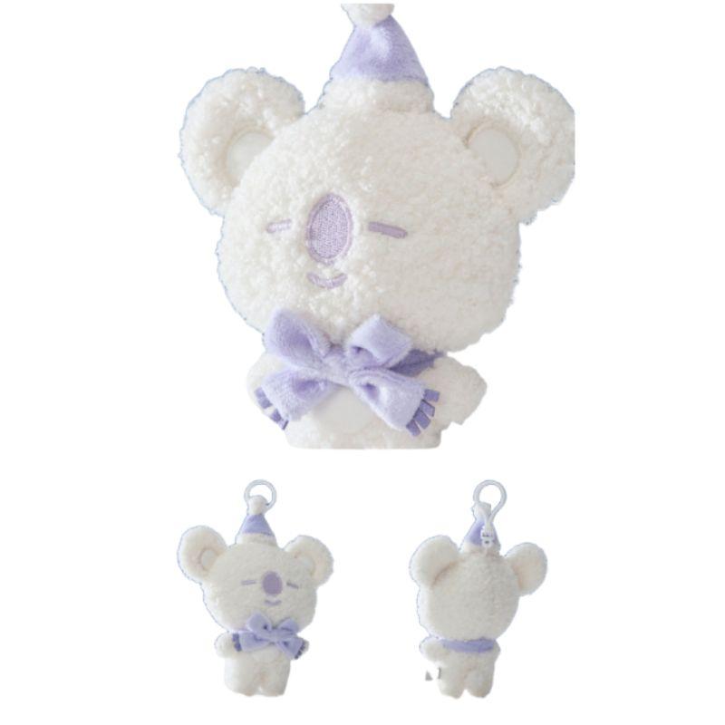 BT21 Плюшевый брелок «Снеговик» – Милый шарм с персонажем BTS