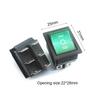 6-Pin 3rd Gear 16A 250V with Light Switches Rocker Power Switch Self-locking/Latching