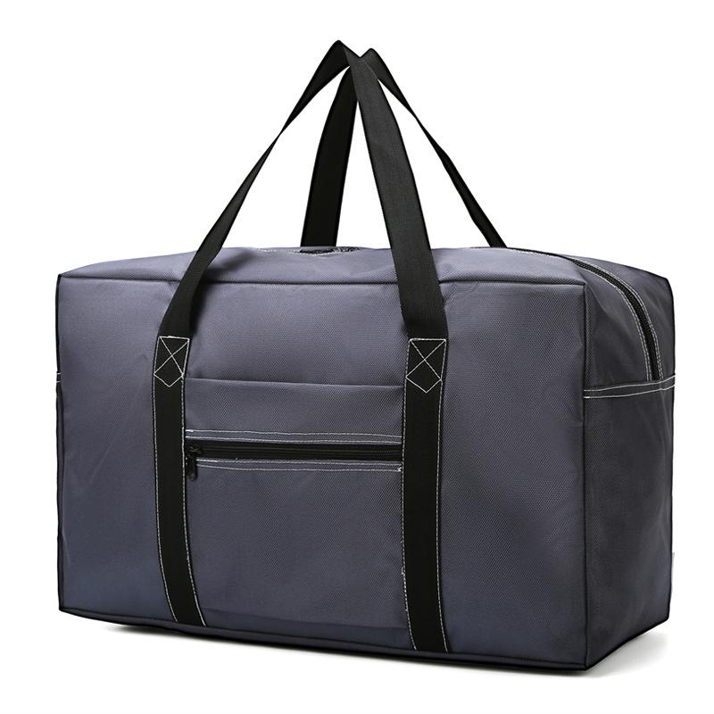 Большая вместительная дорожная сумка для багажа контрастного цвета из ткани Оксфорд, дорожная сумка для хранения на коротких дистанциях