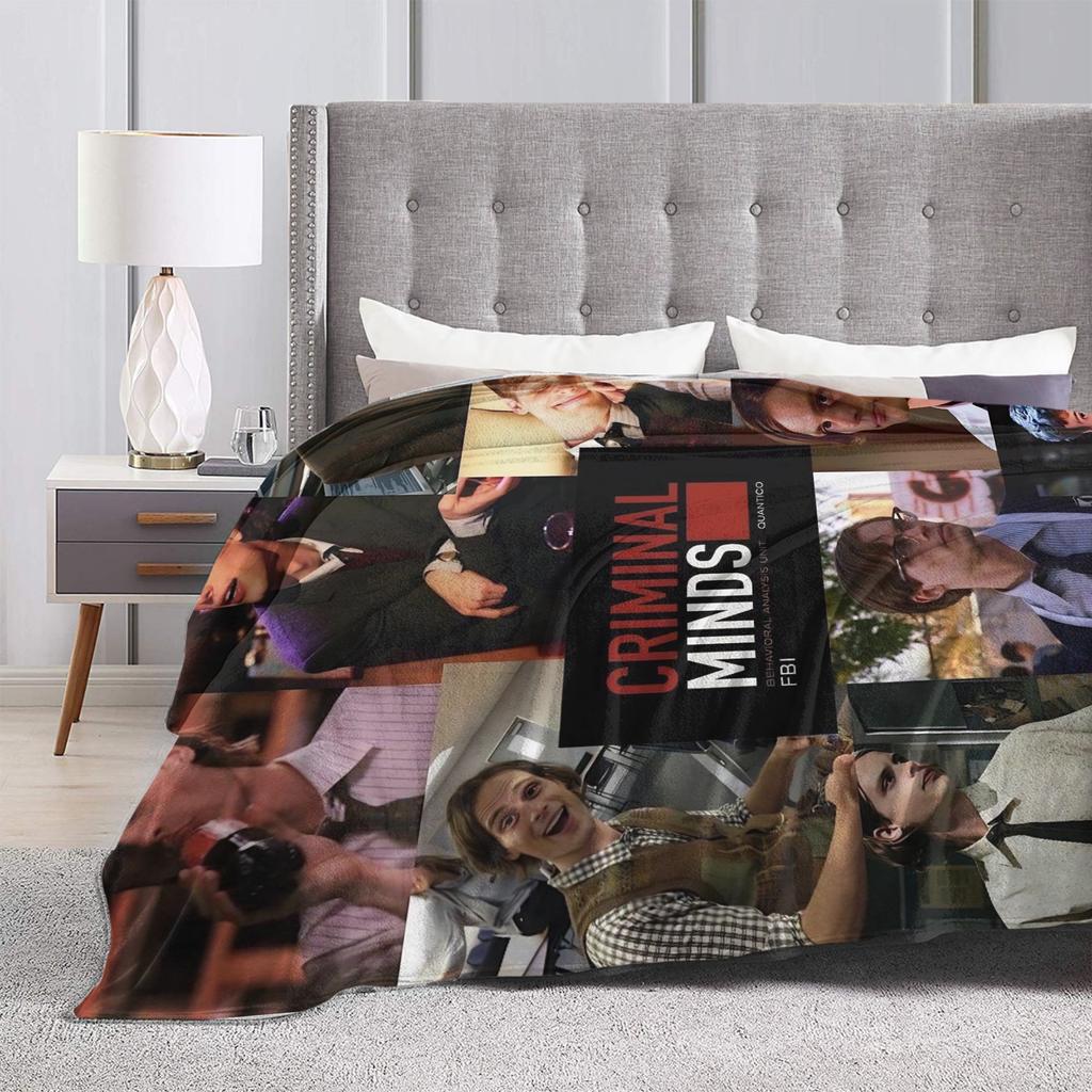 Criminal Minds Spencer Reid Blankets Quality Warm Soft Throw Blanket Winter Picnic Living Room Pattern Bedspread