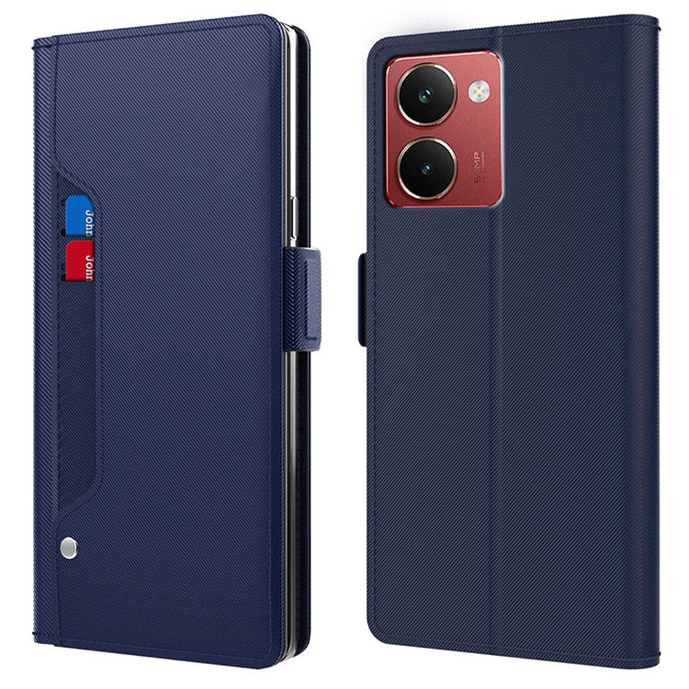 For Realme P3 Ultra 5G Case Stand PU Leather Phone Cover Card Holder Mirror