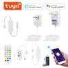 Tuya Smart Life WiFi Контроллер для светодиодной ленты, Одноцветный/RGB Контроллер, Адаптер питания DC12V 2A/3A, Вилка EU/Вилка US