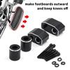 Driver FloorBoard Extension Kit 0.98in Replacement for Road King Touring Models 2009 2022