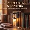Library Lantern 1PCS Vintage LED Bookshelf Light Mini Decorative Street Lamp Style Warm Nightlight for Reading Nook   Book Nook Decor Gift for Bookw
