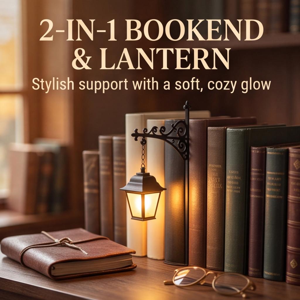 Library Lantern 1PCS Vintage LED Bookshelf Light Mini Decorative Street Lamp Style Warm Nightlight for Reading Nook   Book Nook Decor Gift for Bookw