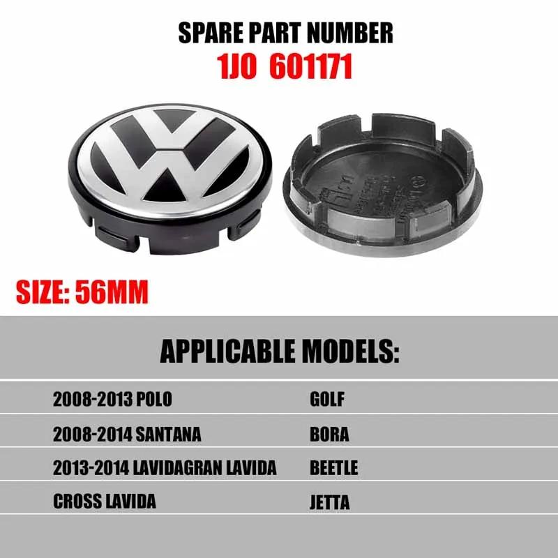 Для VOLKSWAGEN VW 4 шт. 56/65/66 мм Центральные колпачки ступиц колес Автомобильные колпачки Ступицы Колпачки Ступицы Аксессуар Для Volkswagen VW GTI Golf Jetta Polo Beetl