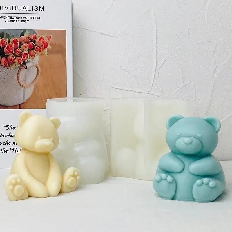 Xiaomi 3D Силиконовая форма для свечей в виде медведя DIY Мультяшный медведь Мыло для ароматерапии Гипсовая штукатурка Форма для муссового торта Шоколад Фондант Подарок