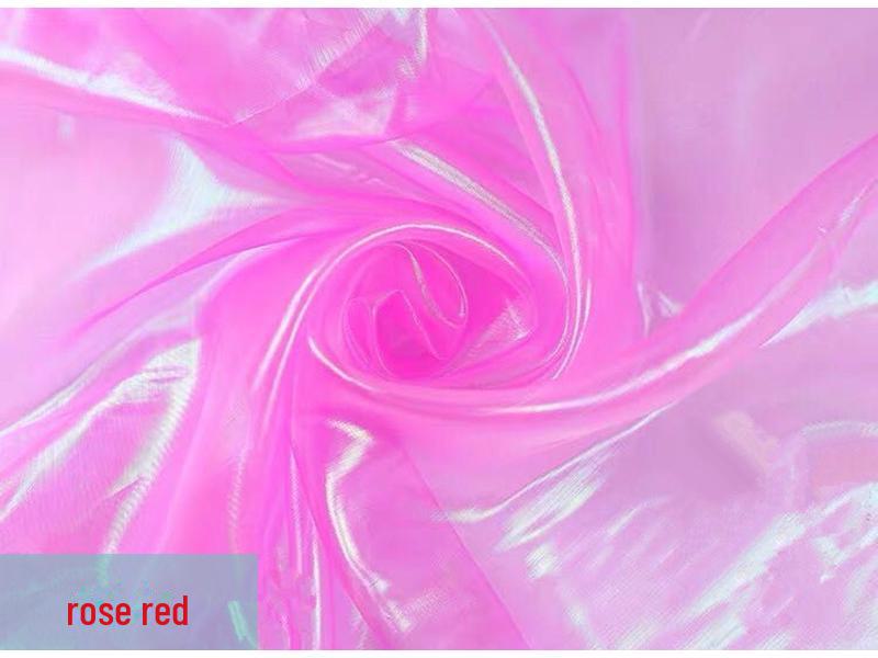 Цветная фантазийная лазерная марлевая ткань для платья принцессы Аиши и костюмов для выступлений