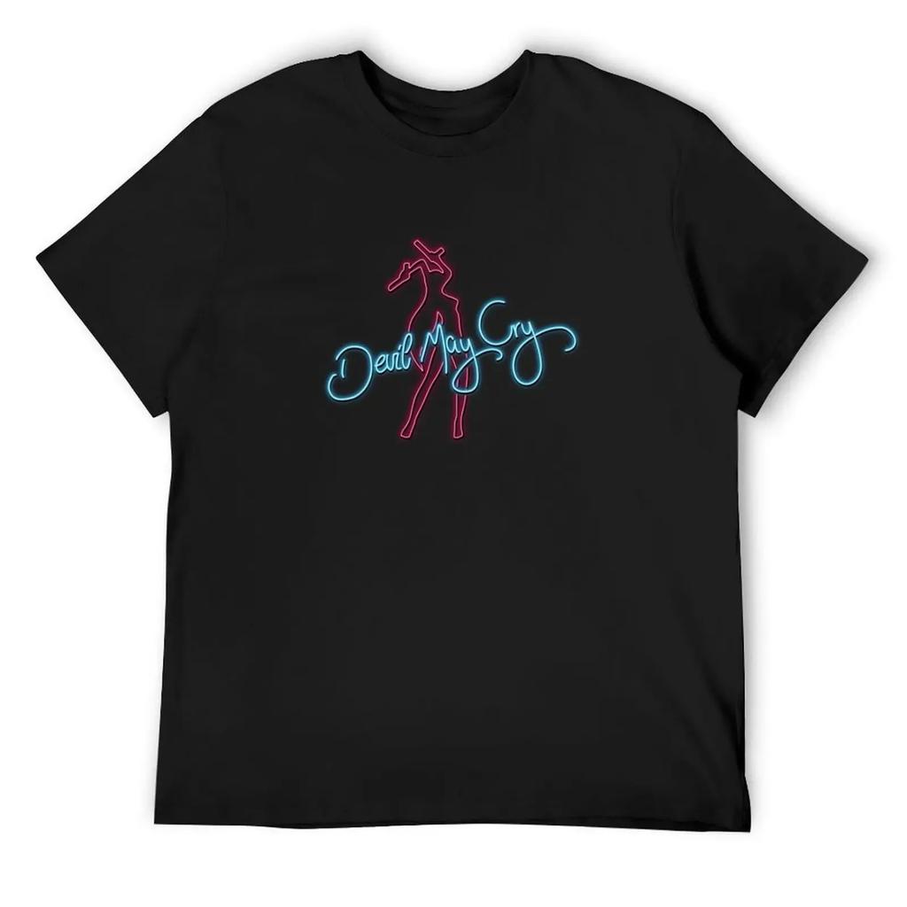 DevilMayCry neon T-Shirt animal prinfor boys tops luxury t-shirt funny t shirts men