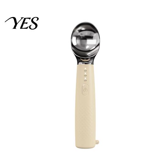 Wireless Ice Cream Spoon Heated Scoop, Electric for Hard Cream, Adjustable Temperature Scoop 3 Temps, Fast Heating, Rechargeable Self Warming