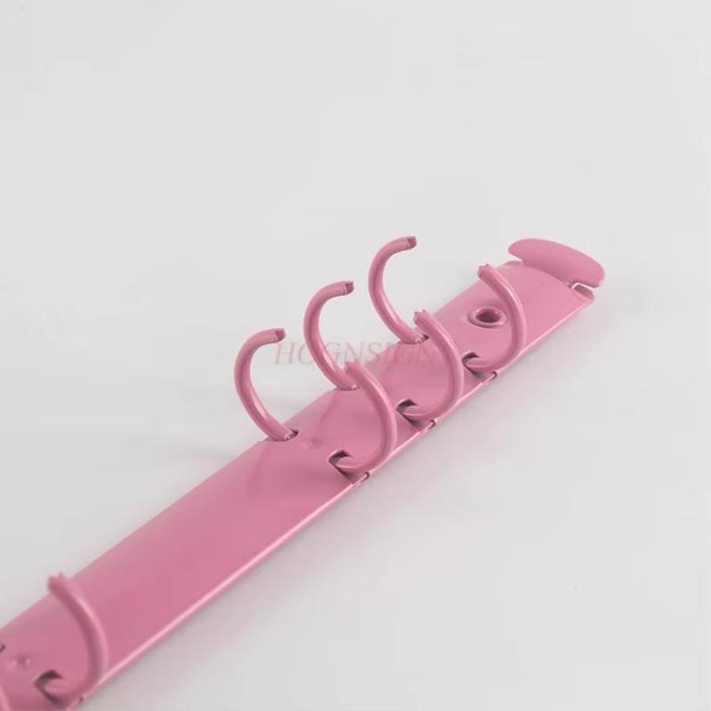 Candy colored hardware hole clip, colored hole clip, loose leaf clip, notebook metal clip, stationery clip