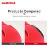 Rear Wing Trim Spoiler Extension Lip Fins 2pcs Sport Red Carbon Fiber Pattern Fit For MINI COOPER F55 F56 S JCW 2014-2022 Accs