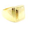 'Charles' Gold Plated Signet Ring