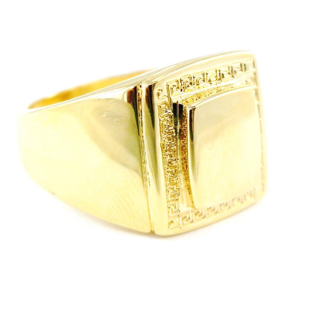 'Charles' Gold Plated Signet Ring