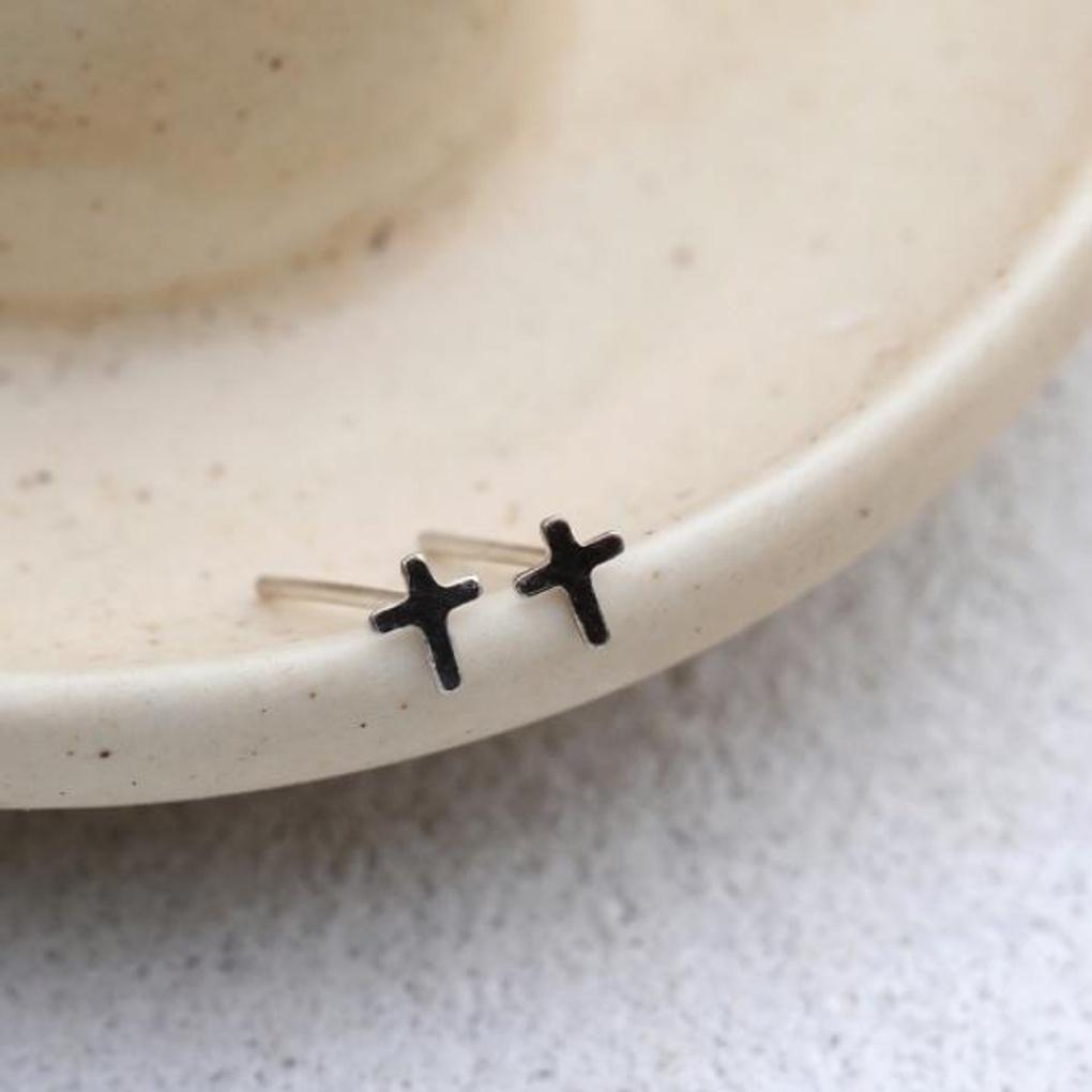 Women's Daily Accessory Sari Cross Earrings