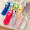 Cartoon Fuzzy Socks Funny Winter Warm Socks Couple Sleep Socks Thick Cute Plush Socks for Men Women Indoor Home Wear