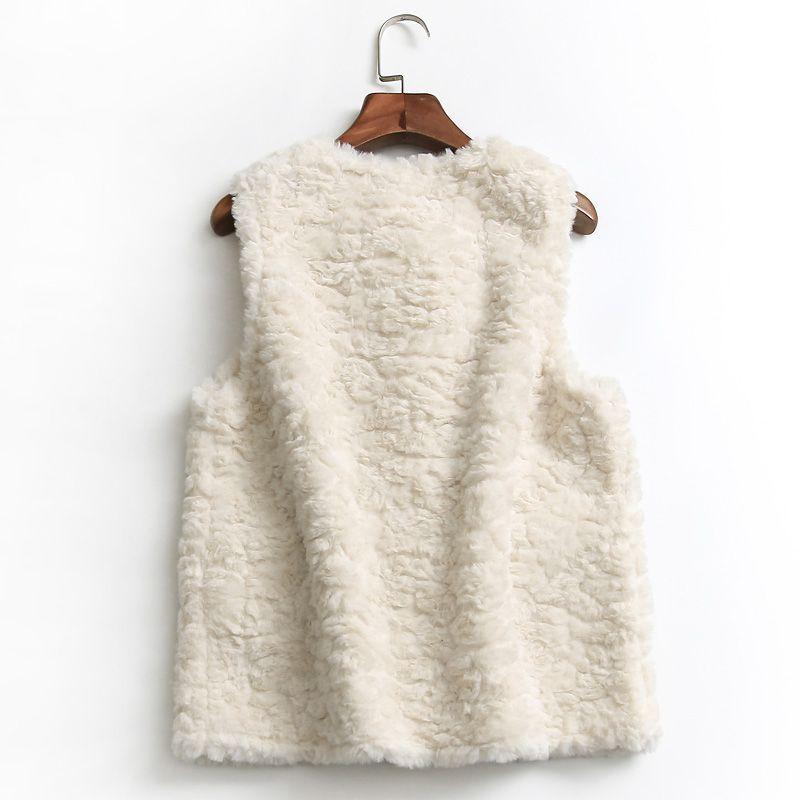 Повседневная куртка, женский жилет, повседневный кардиган без рукавов с V-образным вырезом, плюшевый теплый повседневный милый теплый жилет, топ