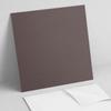 Pack of Vinyl Tiles with Pattern for Living Room Self-Adhesive Brown Color 4x50x50 cm