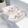 Summer New Korean Ins Breathable White Shoes Women's Hollowed Leisure Board Shoes Thick Bottom All-Matching Muffin