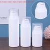 Plastic Travel Bottles 15ml 30ml 50ml White Airless Pump Cream Refillable Vacuum Lotion Bottle for Gel Makeup Cosmetics