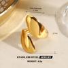 Personalized Stainless Steel Line Rings Women Geometric Irregular Open Rings Minimalist Stylish No Fade Banquet Jewelry Gifts
