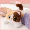 Плюшевая игрушка-кошка с мягким полиэстеровым наполнителем для декора спальни и в качестве подарка