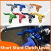 OTOM Короткий трюковой рычаг сцепления 22 мм для Honda CBR CRF KAWASAKI KX KLX SUZUKI RM DRZ YAMAHA Алюминиевый сплав Короткоходный рычаг сцепления