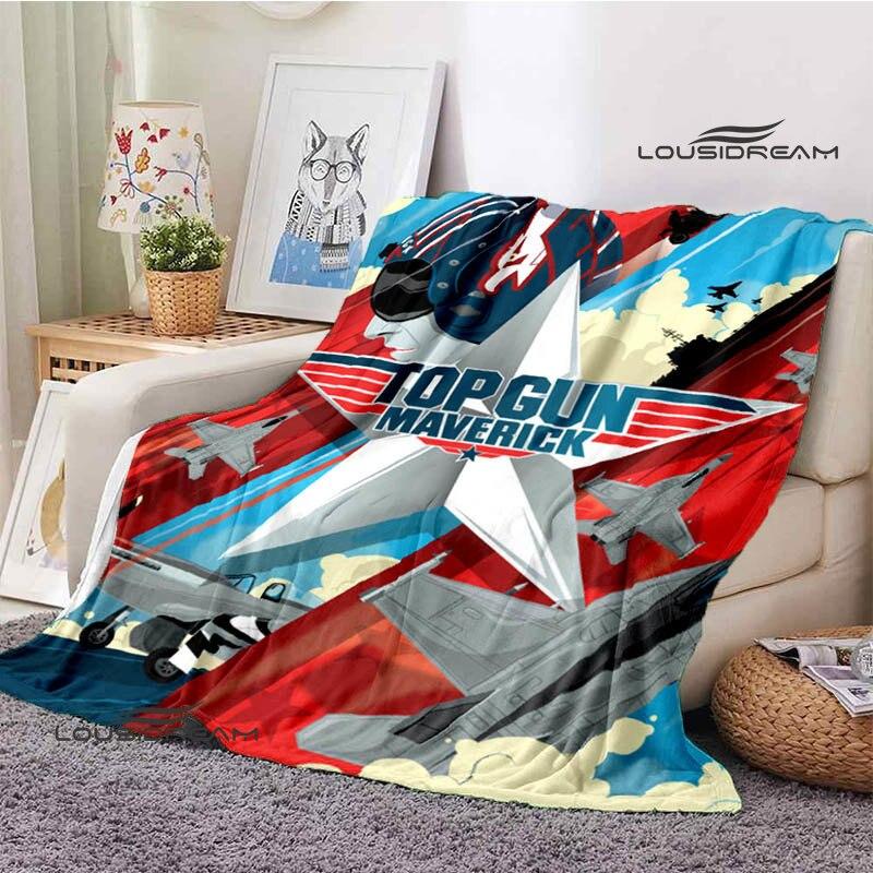 Классический фильм Top Gun Плед Детский теплый и красивый плед Мягкий и удобный плед Подарок на день рождения