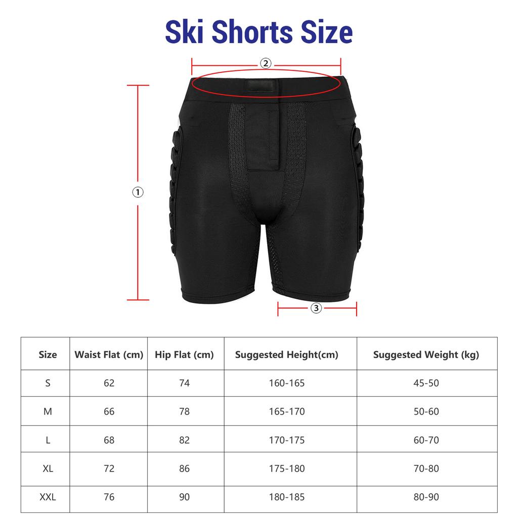 Шорты с 3D-подкладкой для скейтбординга, сноуборда, катания на лыжах для женщин и мужчин