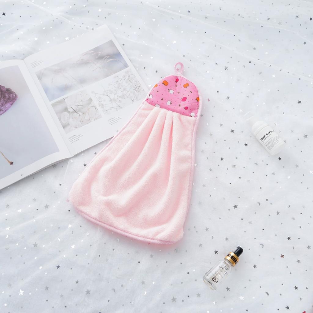 3 шт. в упаковке из кораллового флиса для рук — быстросохнущие, сверхвпитывающие, устойчивые к пятнам, мягкие и прочные, с фруктовой тематикой, только ручная стирка