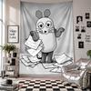 Wall TapestryDie Sendung mit der Maus Art Hanging Cloth Decorative Background Cover for Room Decoration