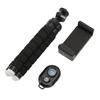 Flexible Sponge Tripod with Wireless Remote Control Phone Clip Holder Adjustable Selfie Stick Tripod