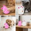 Mouse Head Shaped Cat Toy Polyester & Polymeric Material Cat Treat Dispenser  Indoor Play