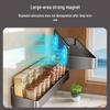 Magnetic No-Drill Refrigerator Side Storage Rack and Spice Holder