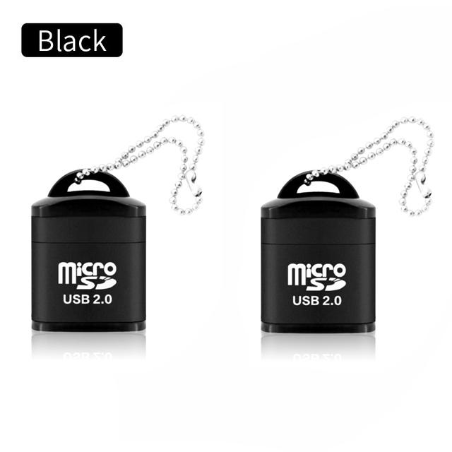 1/2 шт USB Micro SD/TF кард-ридер USB 2.0 мини мобильный телефон кард-ридер высокоскоростной USB-адаптер для ноутбуков аксессуары