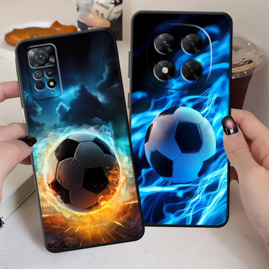 Чехол для Xiaomi Redmi Note 14 12C 13C 12 11 A3 13 Pro Plus 14C K80 A4 A5 A1 10 9 8 7 Чехол для телефона A2 A1 K40 Футбол