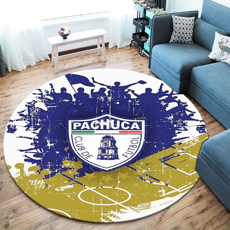 C.F. Pachuca Round Area Rug,Carpet Rug for Living Room Bedroom Sofa Playroom Decor,Non-slip Floor Mat