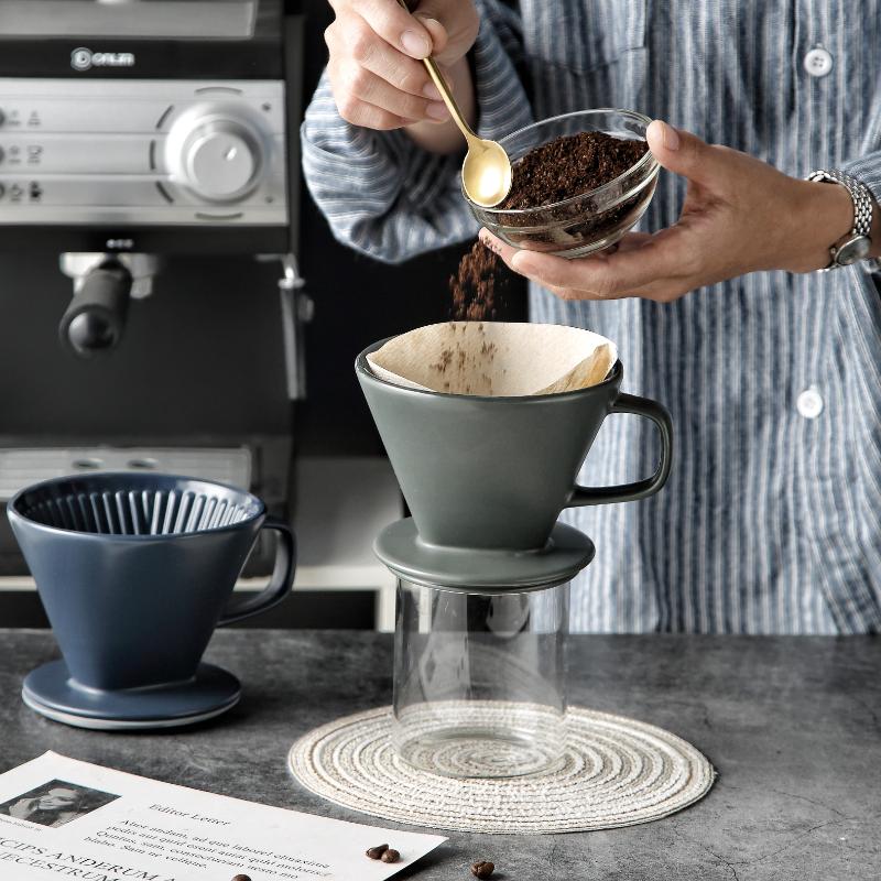 Креативная керамическая капельница, фарфоровая капельница, кофеварка для домашнего кафе, ресторана, чашка с фильтром для кофе