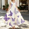 Women's Sleeveless Beach Dress Loose Fit,Comfy Fabric,Fresh Floral Print,Stylish Easy to Match Summer Dress for Casual Daily & Beach Vacation Outfits