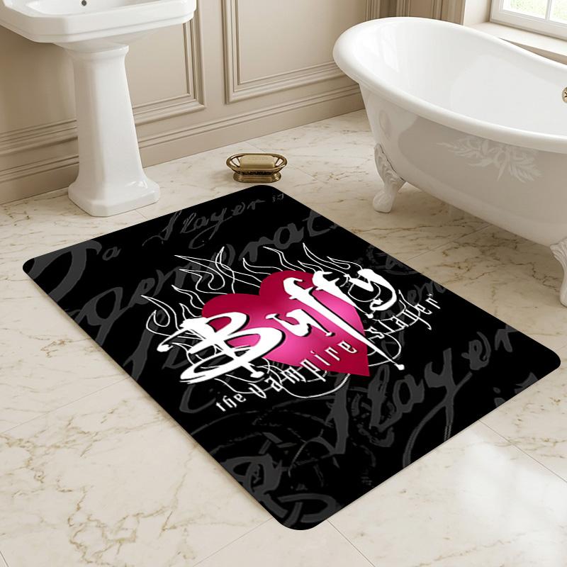 Buffy Slayer Living Room Nonslip Area Rug Soft Carpet For Bedroom Game Playroom Sofa Office Home Decor Doormat Christmas Gift C9302356