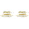 Noritake Cup Saucer 220cc Georgian Palace 2 Bone China & (Pair Set) (Coffee Tea) P59587/4858